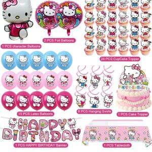Hello Kitty birthday party decorations